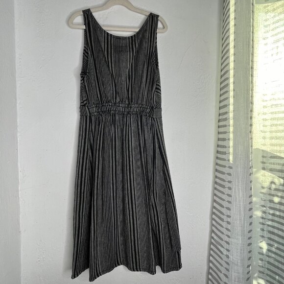 Avatar Striped Sleeveless Midi Dress With Belt Size XXS Halloween Beetlejuice - Picture 14 of 16